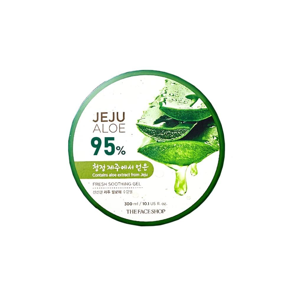Non-Sticky Transparent 3 in 1 Aloe Fresh Soothing gel for Skin, Body and Hair | Pure Aloe Vera & Vitamin E for Skin and Hair | Skin care products, 300ml