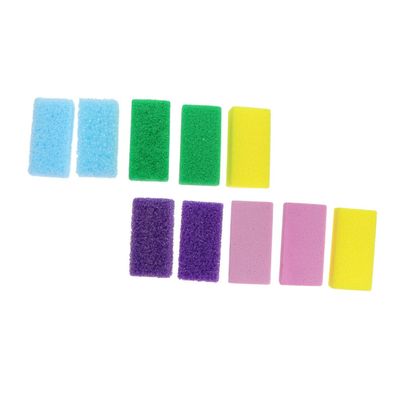 MERRYHAPY 15pcs Pedicure Stones Exfoliating Tools Callus Remover Stones Feet Scraping Pu Material Foot Files