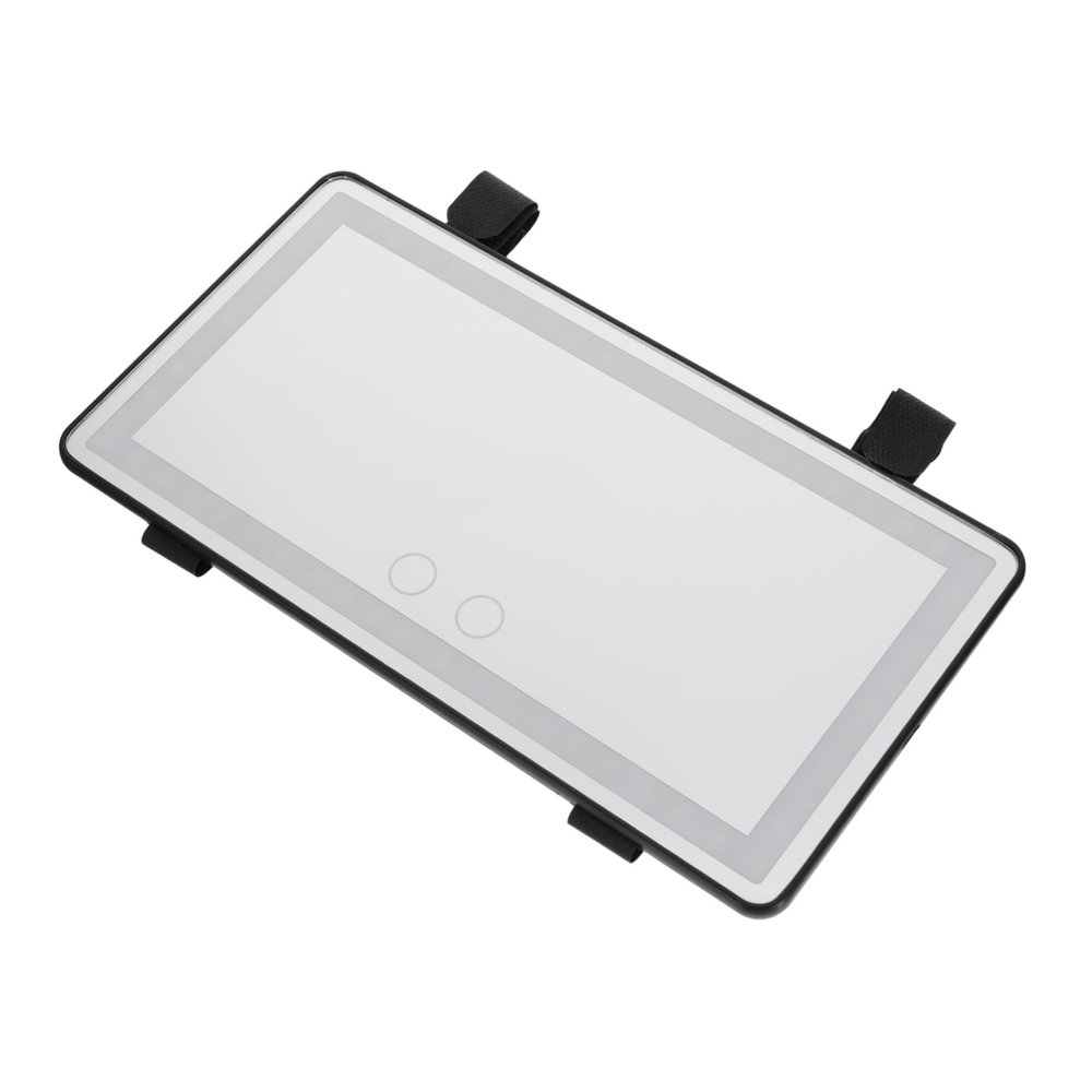 ABOOFAN Led Touch Screen Car Makeup Mirror Lighted Mirror Visor Car Cosmetic Accessory for Travel