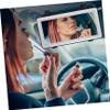 ABOOFAN Led Touch Screen Car Makeup Mirror Lighted Mirror Visor Car Cosmetic Accessory for Travel view 3