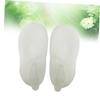 Ipetboom Silicone Moisturizing Boat Socks for Dry Cracked Feet and Heels -Cracking Breathable Gel Socks for Men and Women White Reusable and Washable Foot Care view 2