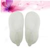 Ipetboom Silicone Moisturizing Boat Socks for Dry Cracked Feet and Heels -Cracking Breathable Gel Socks for Men and Women White Reusable and Washable Foot Care view 3