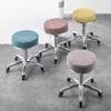 Aikimfuly Adjustable Rolling Salon Stool Chair with Wheels - Swivel Drafting Stool for Massage, Spa, Tattoo, Photography view 3