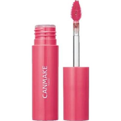 CANMAKE - Glass Tint Syrup - Moisturizing Ultra-Glossy Lip Tint - 0.11oz (3.1g) (40th Memorable Pink Red)