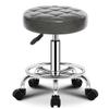 Aikimfuly Adjustable Rolling Stool with Wheels - Swivel Shop Salon Chair for Drafting, Massage, Spa, Tattoo, and Photography Use view 1
