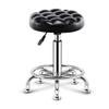 Aikimfuly Adjustable Height Swivel Stool - Ergonomic PU Leather Rolling Chair with Wheels for Medical and Drafting Use(Black) view 1