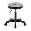 Aikimfuly Adjustable Rolling Salon Stool Chair with Wheels - Swivel Drafting Stool for Workbench, Massage, Spa, Tattoo, and Photography(Black3) view 1