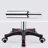 Aikimfuly Adjustable Rolling Salon Stool Chair with Wheels - Swivel Drafting Stool for Workbench, Massage, Spa, Tattoo, and Photography(Black3) view 3