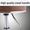 Aikimfuly Adjustable Rolling Swivel Stool with Foot Rest - PU Leather Round Ottoman Seat for Kitchen, Salon, Bar, Office view 4