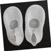 HAKIDZEL Silicone Boat Socks for Dry Cracked Feet Heel Moisturizing Socks Size l view 2