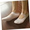 HAKIDZEL Silicone Boat Socks for Dry Cracked Feet Heel Moisturizing Socks Size l view 4