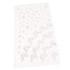 FOYTOKI 1sheet Self-Adhesive Face Gems Stickers Makeup Jewels for Unique Facial Decoration and Crafting and Versatile Gem Stick Embellishments view 1