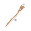 VINTORKY Charming Wooden Hairpin Traditional Chinese Hair Stick Women's Bun Hair Accessories Styling Tool view 2
