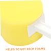 LIFKOME 2pcs Shower Body Scrubber Long Handle Back Brush for Men Women Sponge Material Easy to Clean view 3