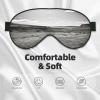 Black and White Golf Print Eye Mask,Silk-Like Sleep Mask,Night Sleeping Mask for Men Women,for Sleep Relaxation view 3