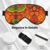 Adherent Eukaryotic Cells Seen Through A Microscop Print Eye Mask,Silk-Like Sleep Mask,Night Sleeping Mask for Men Women,for Sleep Relaxation view 4