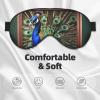 Beautiful Peacock Picture Print Eye Mask,Silk-Like Sleep Mask,Night Sleeping Mask for Men Women,for Sleep Relaxation view 3