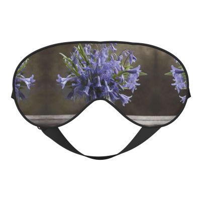 Bluebell Bouquet03 Print Eye Mask,Silk-Like Sleep Mask,Night Sleeping Mask for Men Women,for Sleep Relaxation