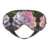 Lovely Succulent Print Eye Mask,Silk-Like Sleep Mask,Night Sleeping Mask for Men Women,for Sleep Relaxation view 1
