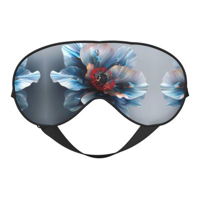 3D Flower Print Eye Mask,Silk-Like Sleep Mask,Night Sleeping Mask for Men Women,for Sleep Relaxation