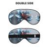 3D Flower Print Eye Mask,Silk-Like Sleep Mask,Night Sleeping Mask for Men Women,for Sleep Relaxation view 2