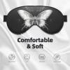 Butterfly X Ray Print Eye Mask,Silk-Like Sleep Mask,Night Sleeping Mask for Men Women,for Sleep Relaxation view 3