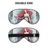 Mermaid Design 02 Print Eye Mask,Silk-Like Sleep Mask,Night Sleeping Mask for Men Women,for Sleep Relaxation view 2