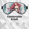 Mermaid Design 02 Print Eye Mask,Silk-Like Sleep Mask,Night Sleeping Mask for Men Women,for Sleep Relaxation view 3