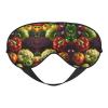 Vegetable Fruit Print Eye Mask,Silk-Like Sleep Mask,Night Sleeping Mask for Men Women,for Sleep Relaxation view 1
