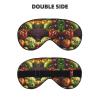 Vegetable Fruit Print Eye Mask,Silk-Like Sleep Mask,Night Sleeping Mask for Men Women,for Sleep Relaxation view 2
