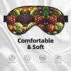 Vegetable Fruit Print Eye Mask,Silk-Like Sleep Mask,Night Sleeping Mask for Men Women,for Sleep Relaxation view 3