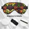 Vegetable Fruit Print Eye Mask,Silk-Like Sleep Mask,Night Sleeping Mask for Men Women,for Sleep Relaxation view 4