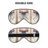 Jellyfish Pattern Print Eye Mask,Silk-Like Sleep Mask,Night Sleeping Mask for Men Women,for Sleep Relaxation view 2