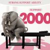 2000 Lbs Storage Massage Table, 5 Inch Premium Portable Thick Lash Bed, Adjustable 6 Square Legs Spa Table Spa Foot Massage Facial Spa Tattoo view 2