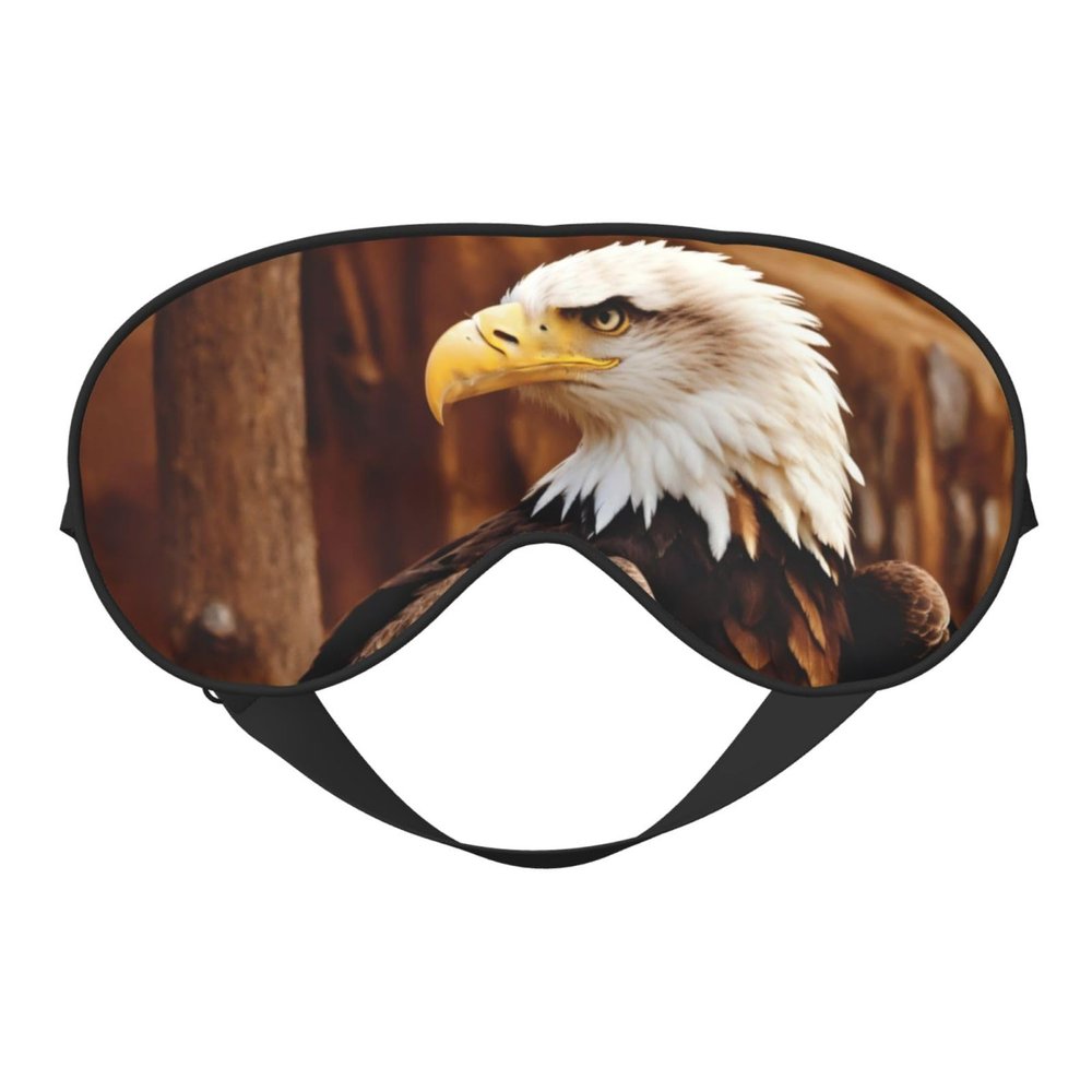 Flying Eagle Print Eye Mask,Silk-Like Sleep Mask,Night Sleeping Mask for Men Women,for Sleep Relaxation