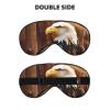 Flying Eagle Print Eye Mask,Silk-Like Sleep Mask,Night Sleeping Mask for Men Women,for Sleep Relaxation view 2