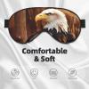 Flying Eagle Print Eye Mask,Silk-Like Sleep Mask,Night Sleeping Mask for Men Women,for Sleep Relaxation view 3