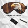Flying Eagle Print Eye Mask,Silk-Like Sleep Mask,Night Sleeping Mask for Men Women,for Sleep Relaxation view 4