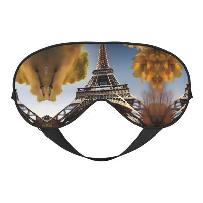 Cityscape Paris Eiffel Tower France Print Eye Mask,Silk-Like Sleep Mask,Night Sleeping Mask for Men Women,for Sleep Relaxation
