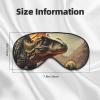 Dinosaur Print Eye Mask,Silk-Like Sleep Mask,Night Sleeping Mask for Men Women,for Sleep Relaxation view 4