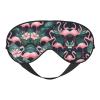 Pink Flamingo Print Eye Mask,Silk-Like Sleep Mask,Night Sleeping Mask for Men Women,for Sleep Relaxation view 1