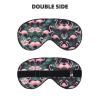 Pink Flamingo Print Eye Mask,Silk-Like Sleep Mask,Night Sleeping Mask for Men Women,for Sleep Relaxation view 2
