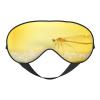 Abstract Yellow Dragonfly1 Print Eye Mask,Silk-Like Sleep Mask,Night Sleeping Mask for Men Women,for Sleep Relaxation view 1