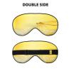 Abstract Yellow Dragonfly1 Print Eye Mask,Silk-Like Sleep Mask,Night Sleeping Mask for Men Women,for Sleep Relaxation view 2