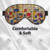 African Mud Cloth Tribal Print Eye Mask,Silk-Like Sleep Mask,Night Sleeping Mask for Men Women,for Sleep Relaxation view 3