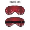 Christmas Winter Landscape Deer Print Eye Mask,Silk-Like Sleep Mask,Night Sleeping Mask for Men Women,for Sleep Relaxation view 2
