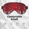 Christmas Winter Landscape Deer Print Eye Mask,Silk-Like Sleep Mask,Night Sleeping Mask for Men Women,for Sleep Relaxation view 3