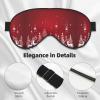 Christmas Winter Landscape Deer Print Eye Mask,Silk-Like Sleep Mask,Night Sleeping Mask for Men Women,for Sleep Relaxation view 4