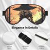 Halloween Horror Print Eye Mask,Silk-Like Sleep Mask,Night Sleeping Mask for Men Women,for Sleep Relaxation view 3