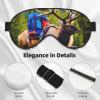 Deer Bear Moose Print Eye Mask,Silk-Like Sleep Mask,Night Sleeping Mask for Men Women,for Sleep Relaxation view 4